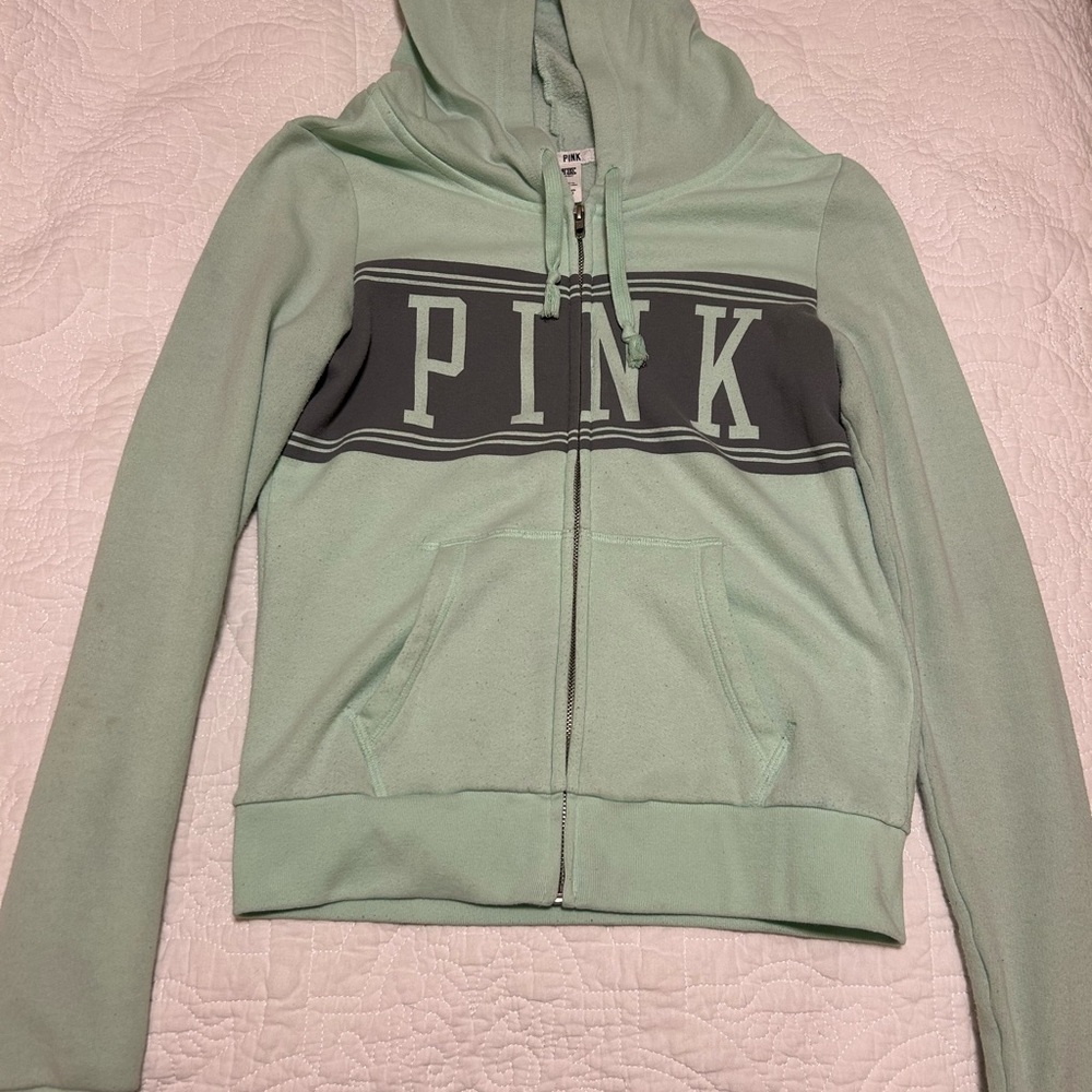 Victoria's Secret Mint Green Hoodie